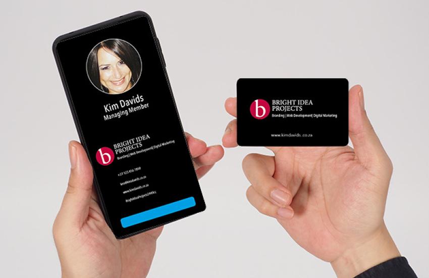 Smart Tap Electronic Business Cards 